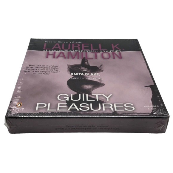 NEW Guilty Pleasures Anita Blake, Vampire Hunter Audio CD Laurell K. Hamilton - Picture 5 of 7